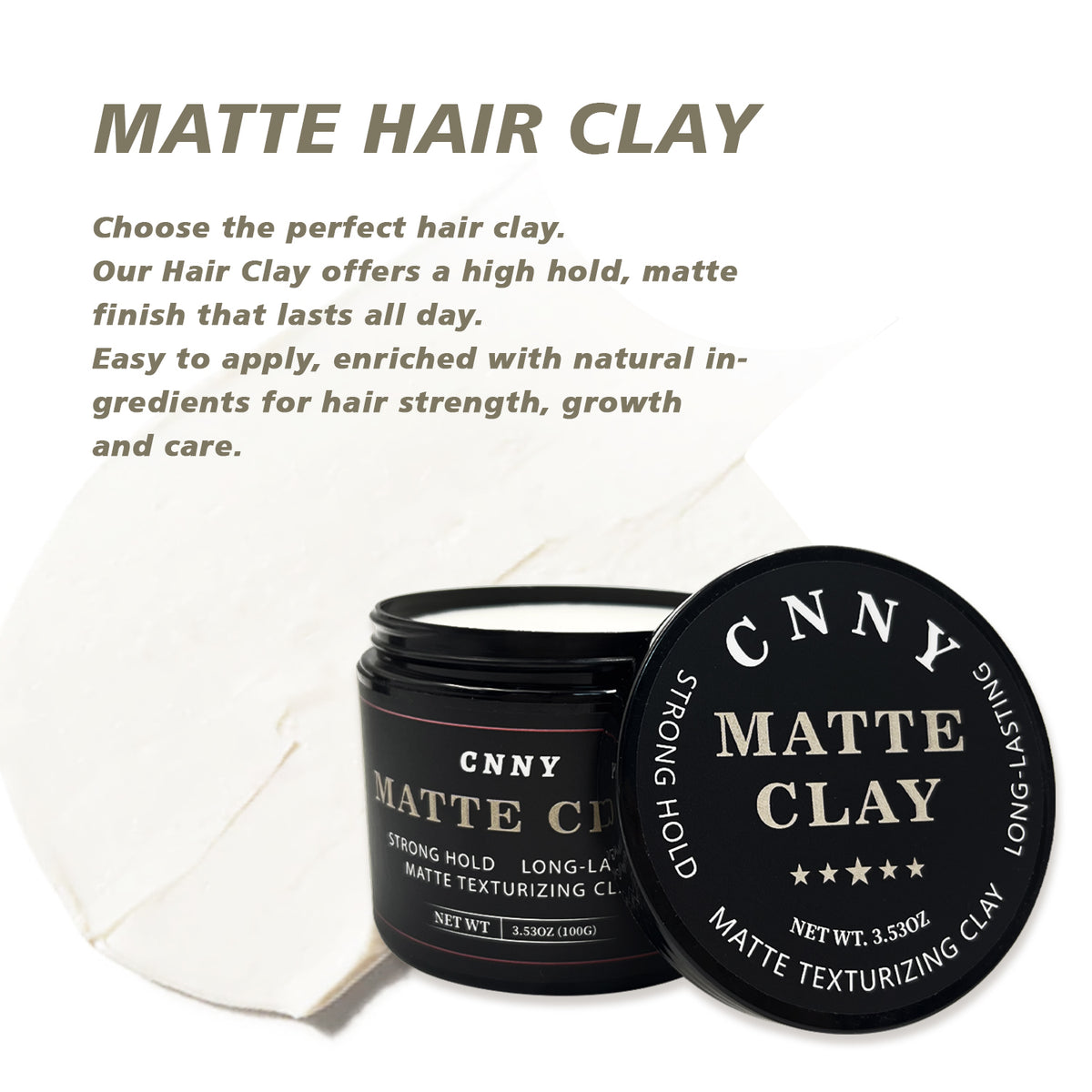 CNNY Hair Styling Clay 3.53 oz